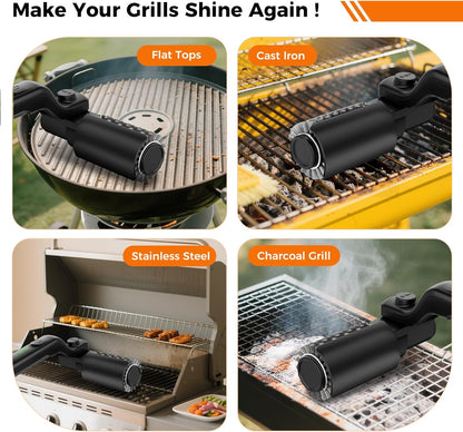 YKYI Electric BBQ Grill Brush – Rechargeable Self-Cleaning Grill Brush